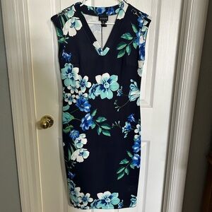 Floral Print Sleeveless Dress